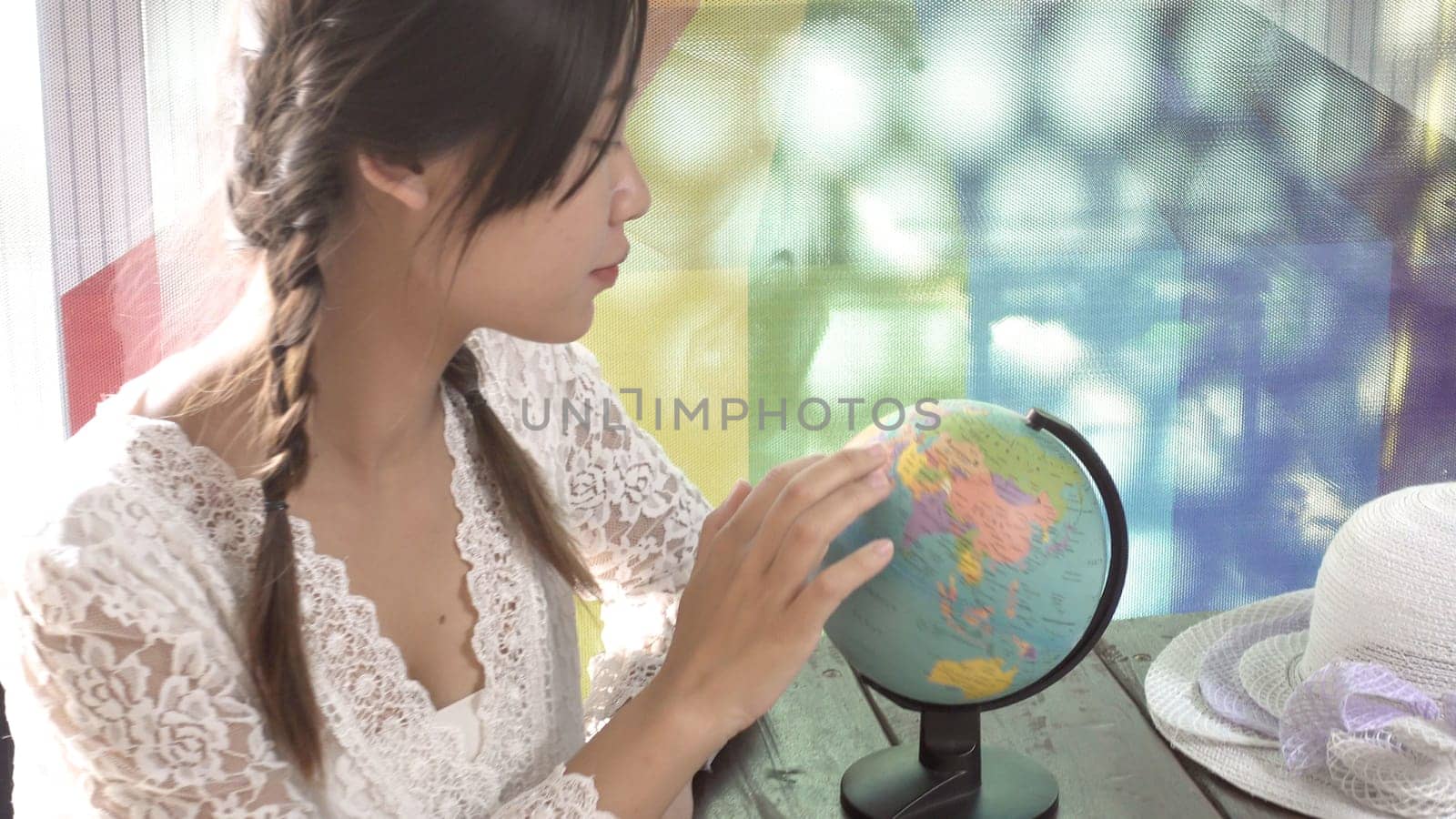 Women explore the globe to plan their travel