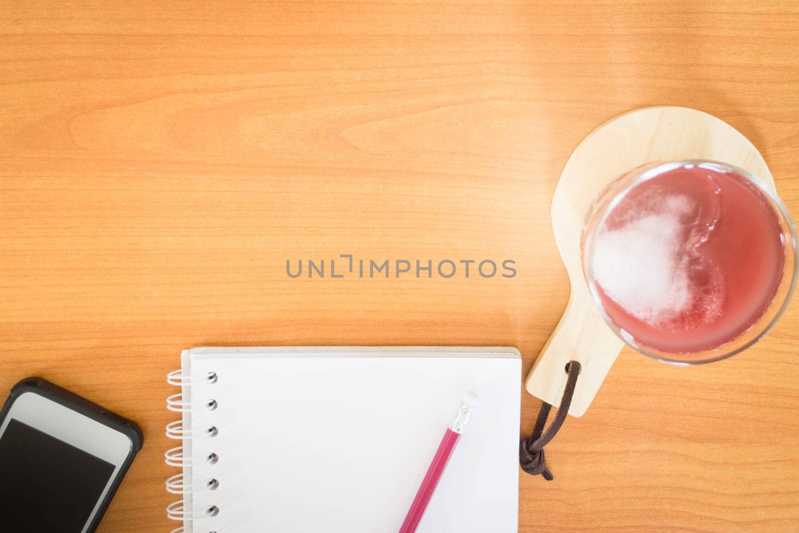 Mix Fruit Juice On Working Table, stock photo