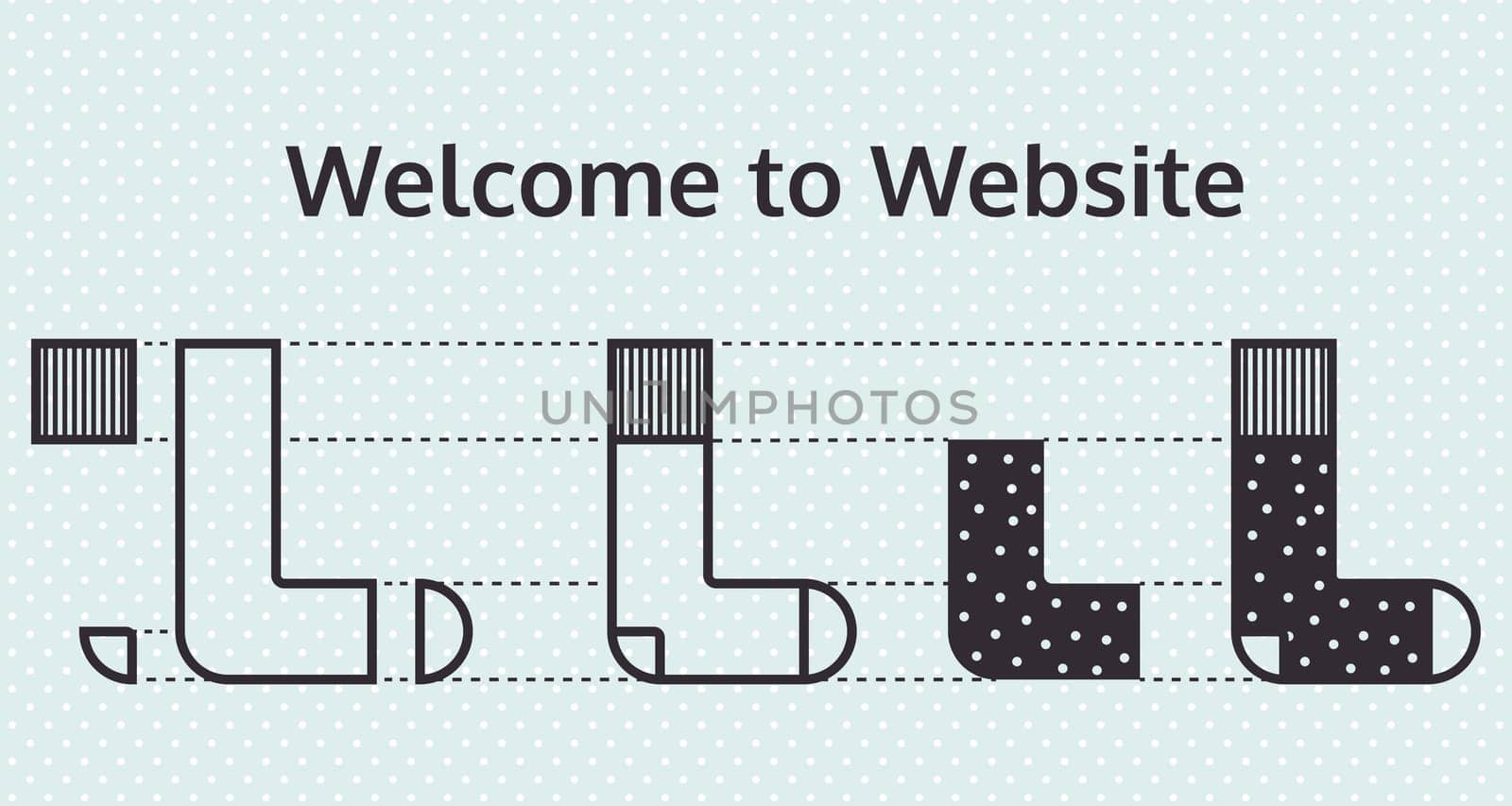 Welcome to website for socks shop. Color email graphic web banner template