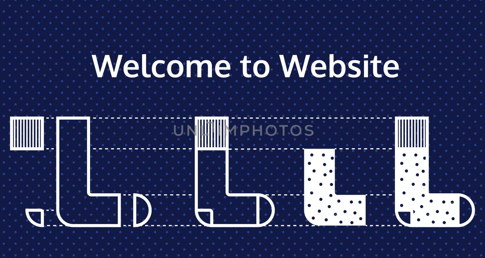 Welcome to website for socks shop. Color email graphic web banner template