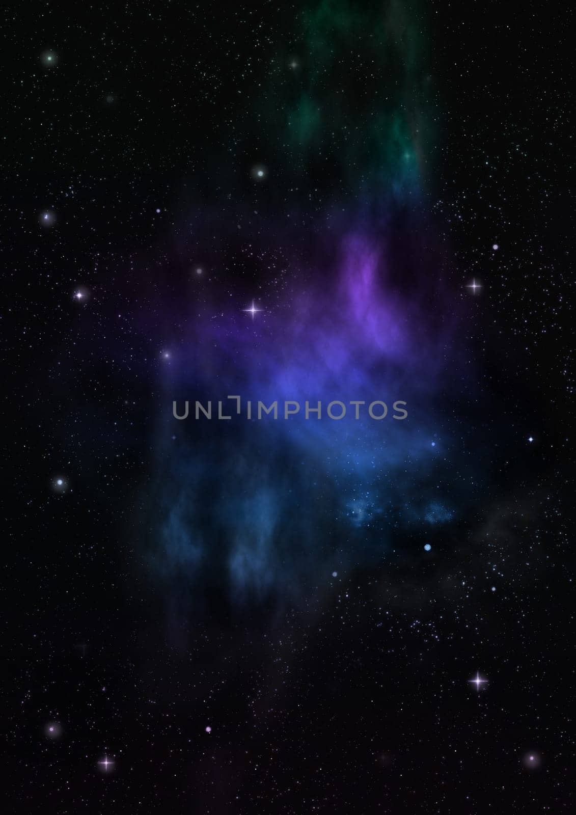 Small part of an infinite star field of space in the Universe. Elements of this image furnished by NASA .