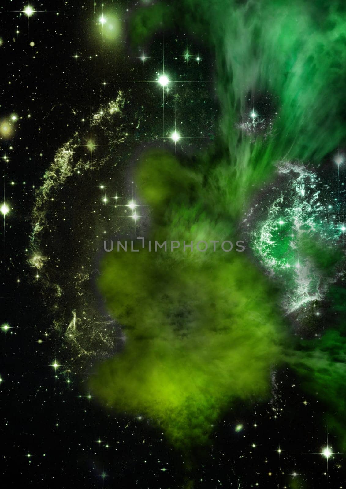 Small part of an infinite star field of space in the Universe. Elements of this image furnished by NASA .