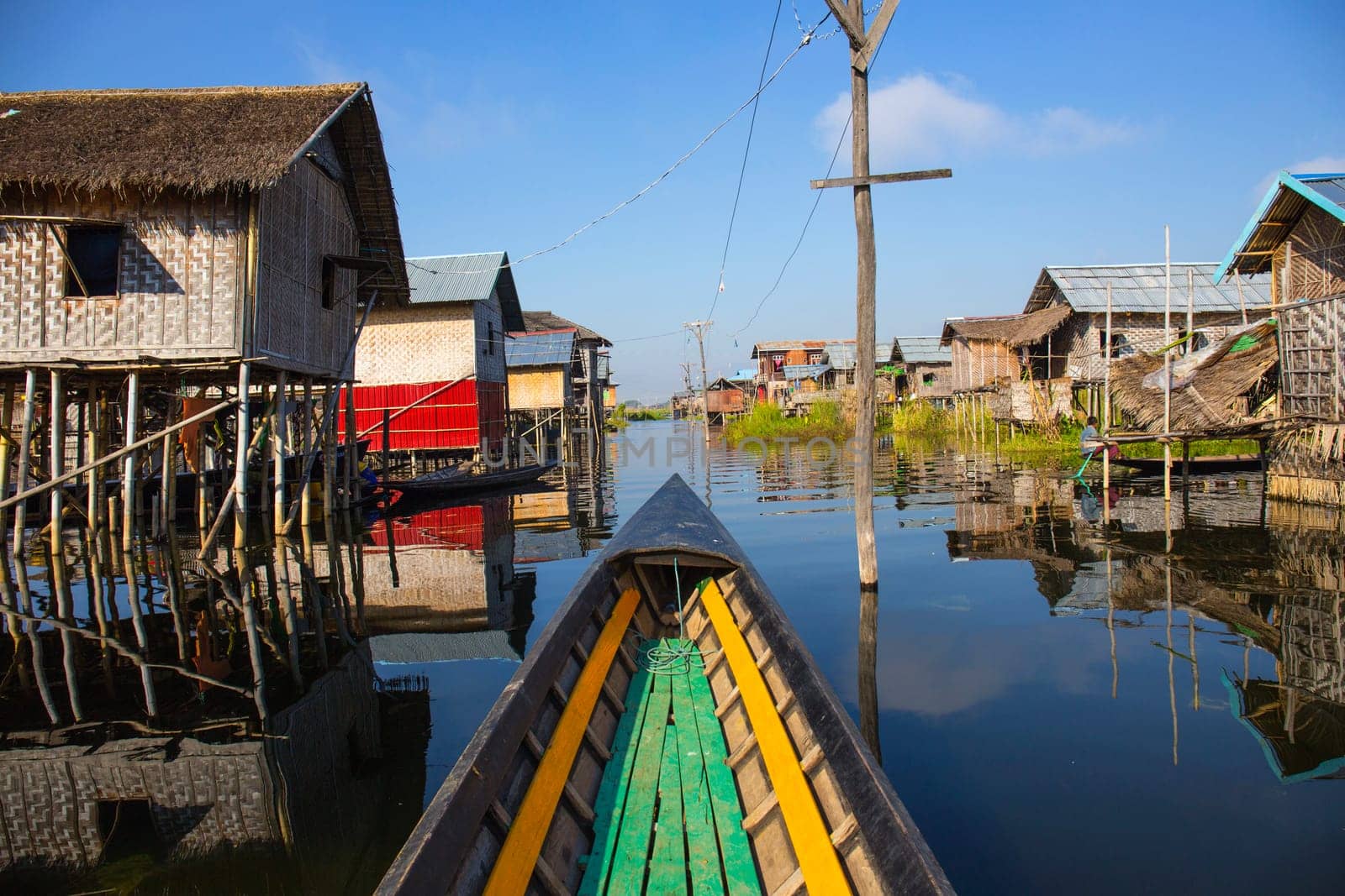 Inle Lake Bago , famous landmark in Myanmar (Burma)