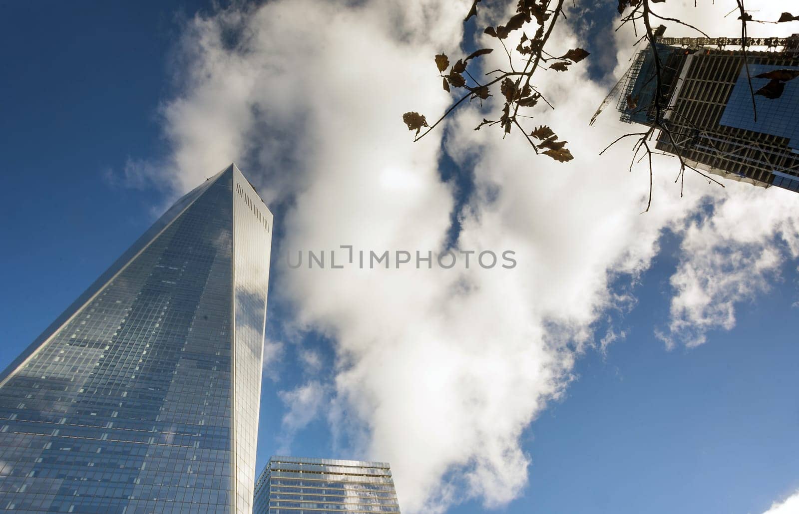 view of the world trade center in manhattan, New york