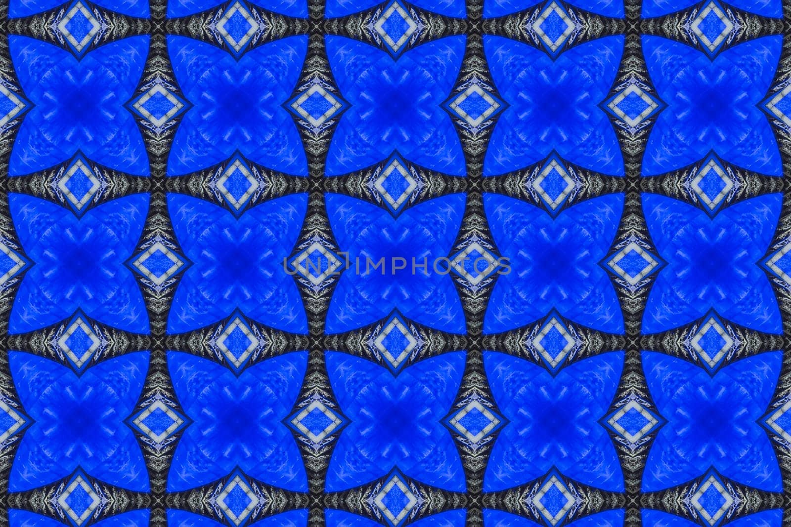 abstract pattern in blue,kaleidoscopic background