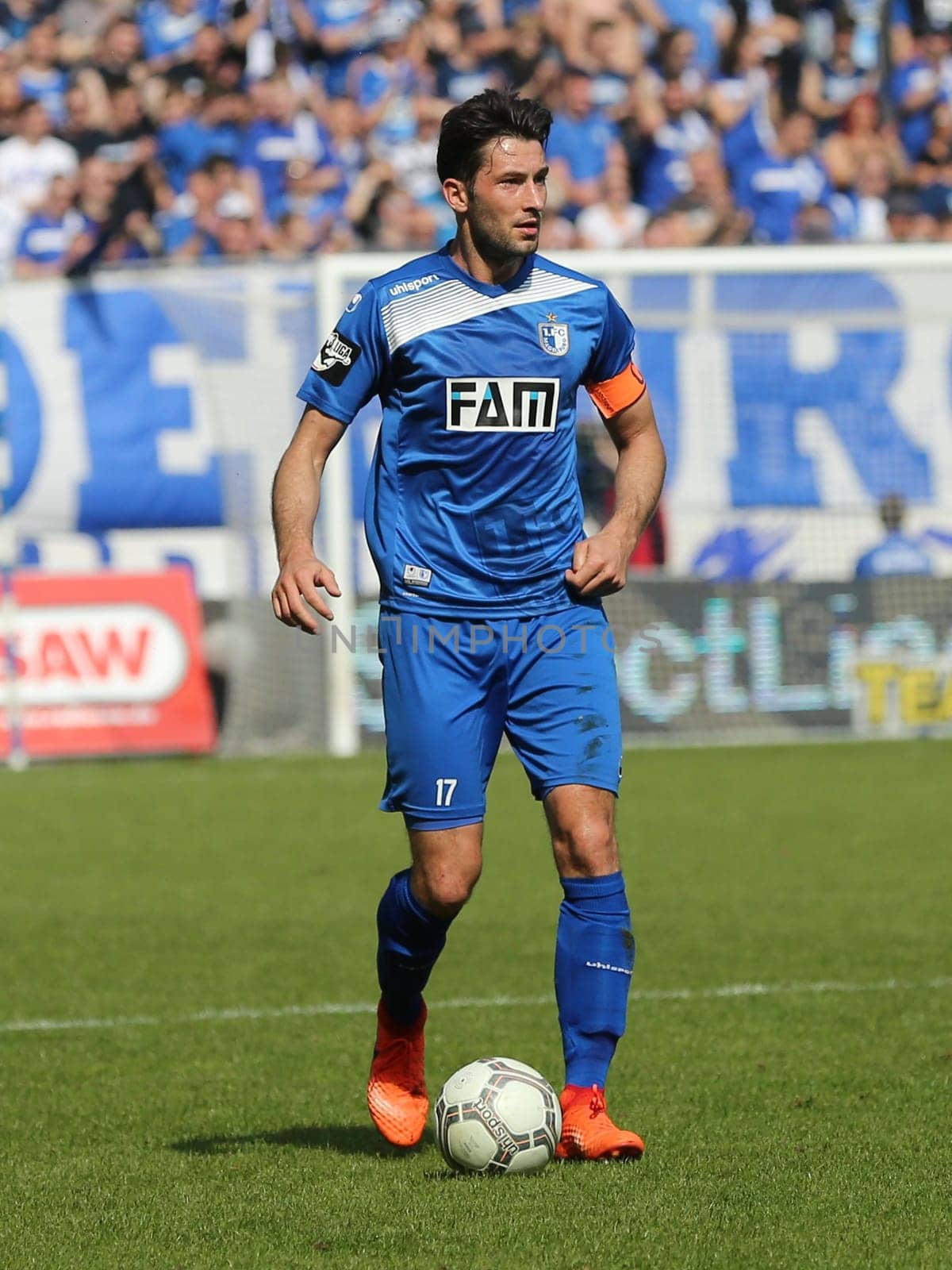 Marius Sowislo (1.FC Magdeburg) in the 3rd league season 2016/2017 Point game 1.FCM against FC Rot-Weiß Erfurt