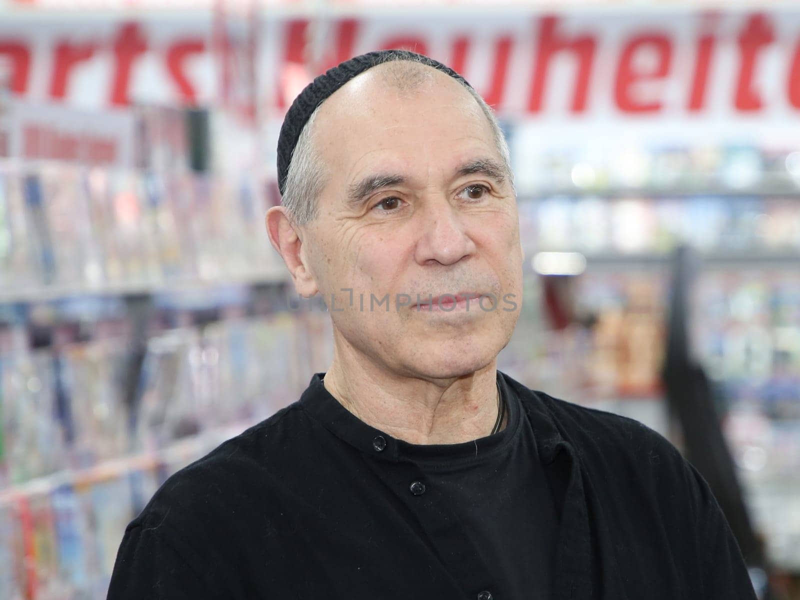 Georgi Gogow on a promotional tour with the cult band City for the new CD "Das Blut so laut"" on 10.04.2017 in Magdeburg"