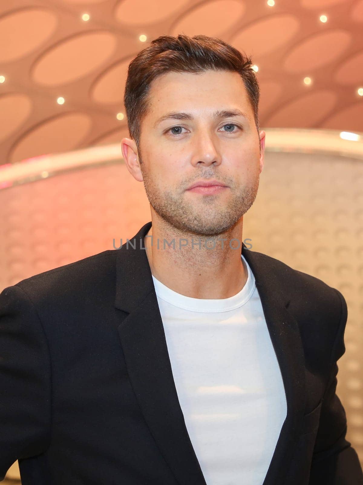 Andreas Ferber ( friend of Vanessa Mai) after the ZDF program "Willkommen bei Carmen Nebel"",broadcast on 13.04.2017"