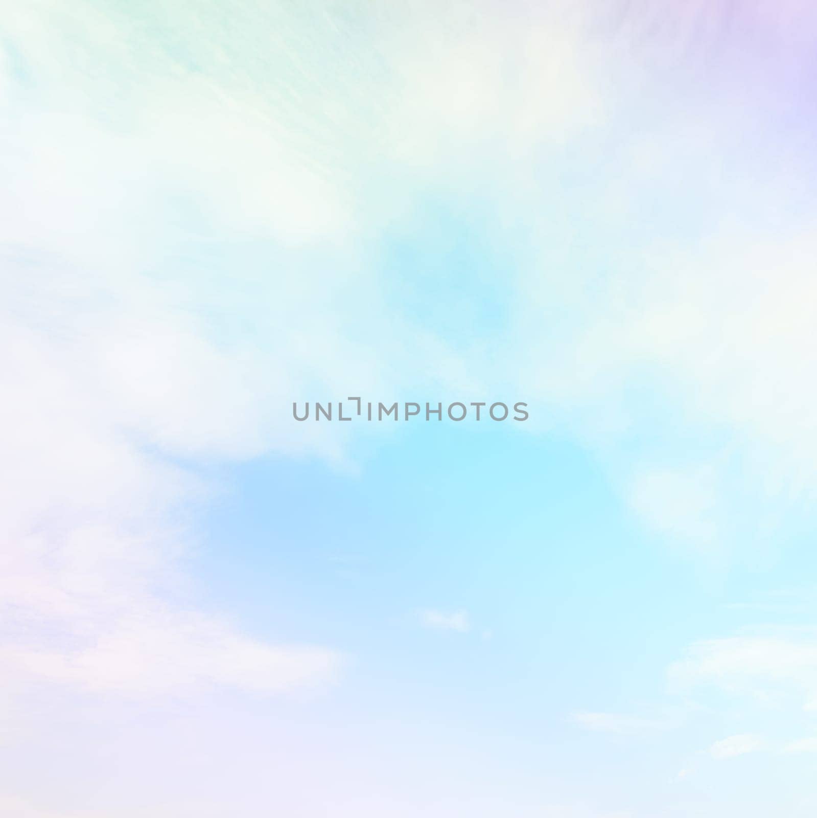 Fantasy fluffy cloud and sky abstract background with gradient color