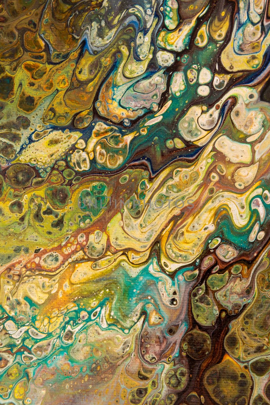 Abstract creative painted background with acrylic paints on canvas as modern and contemporary art