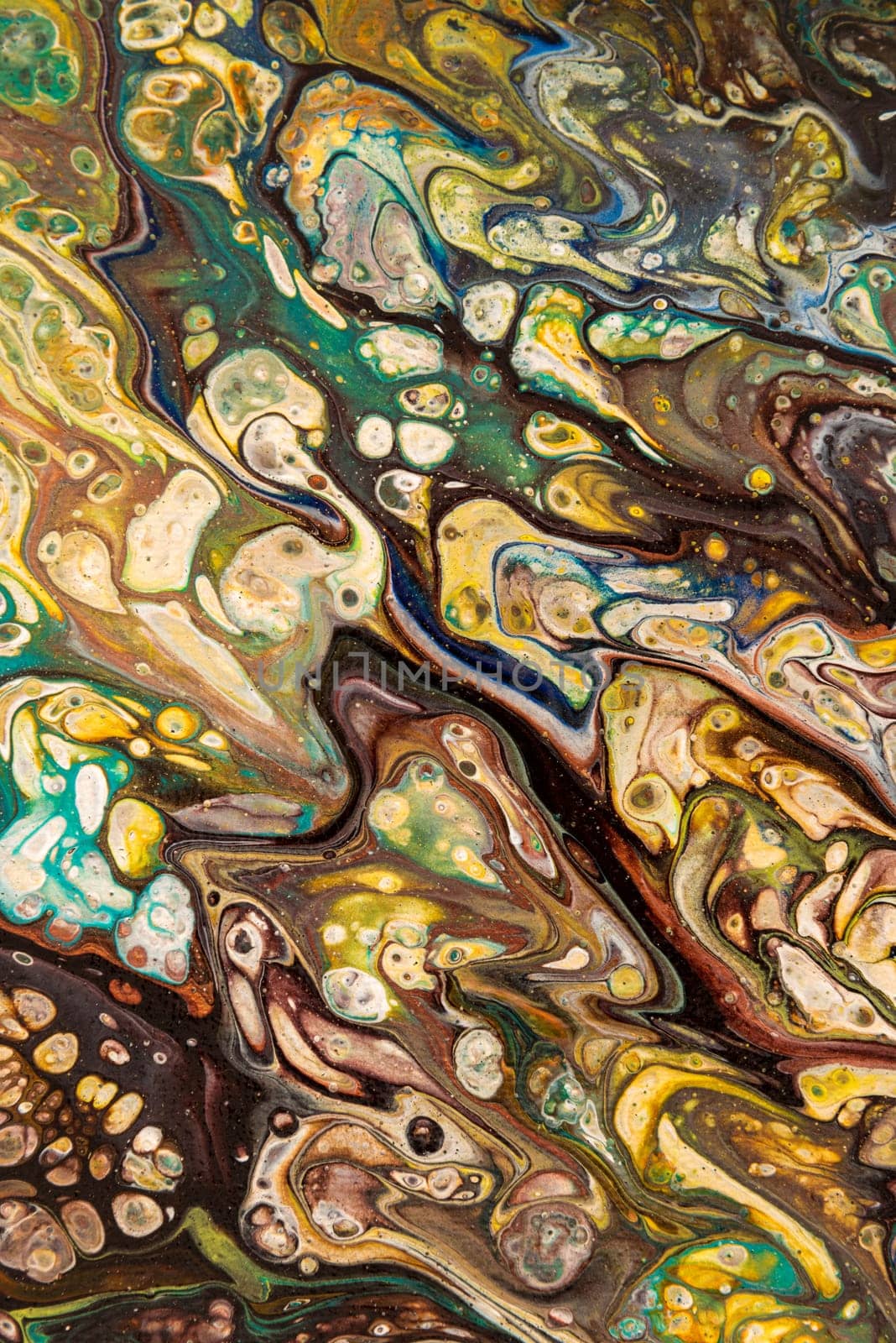Abstract creative painted background with acrylic paints on canvas as modern and contemporary art