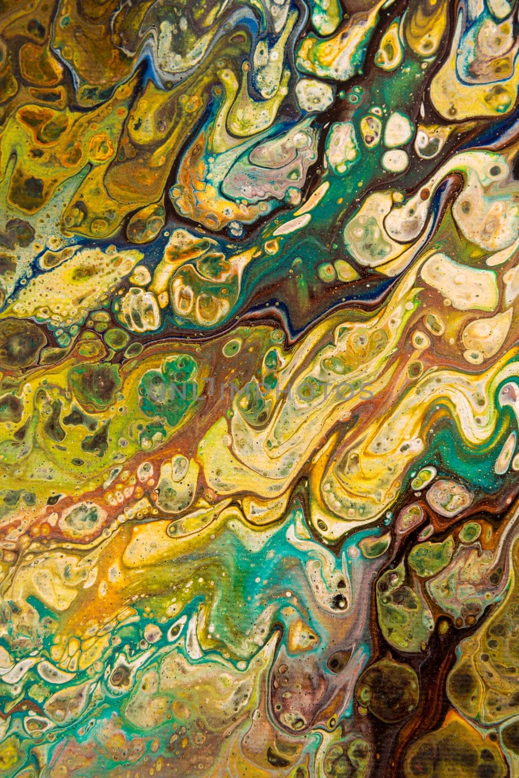 Abstract creative painted background with acrylic paints on canvas as modern and contemporary art
