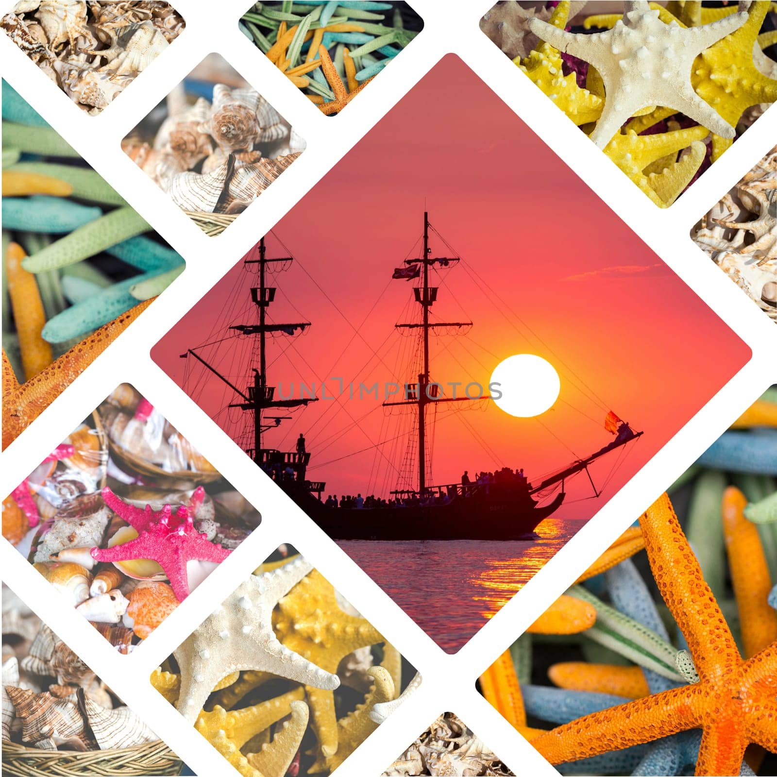 Collage of Caribbean sensations.