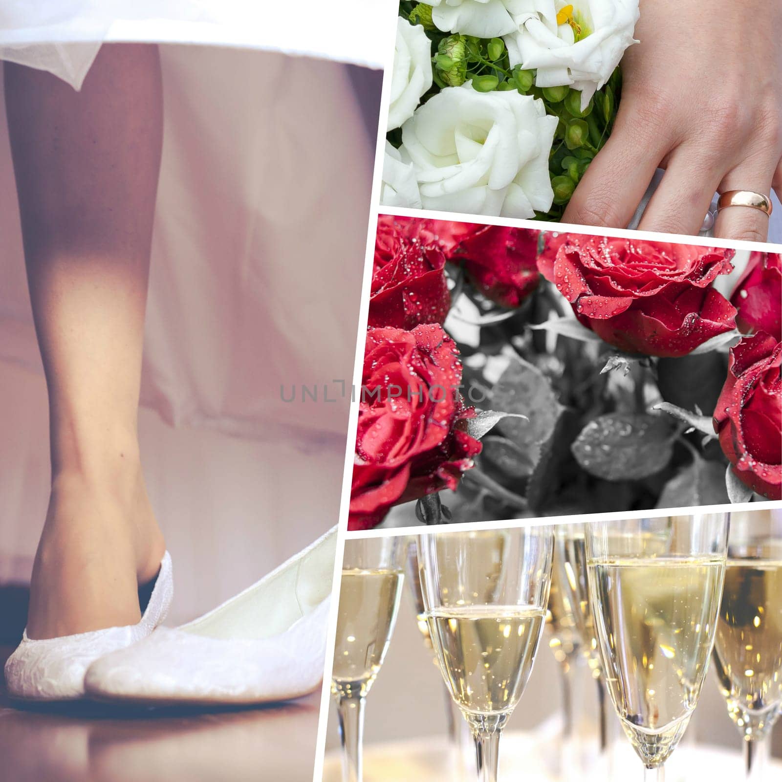 Collage of Wedding time sensational