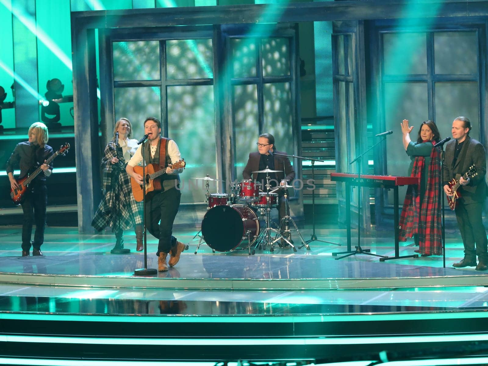 The Kelly Family during the ZDF program "Willkommen bei Carmen Nebel"",broadcast on 13.04.2017"