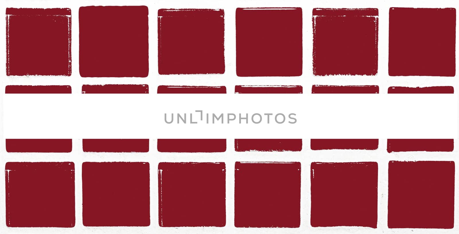 Glazed tiles latvia flag