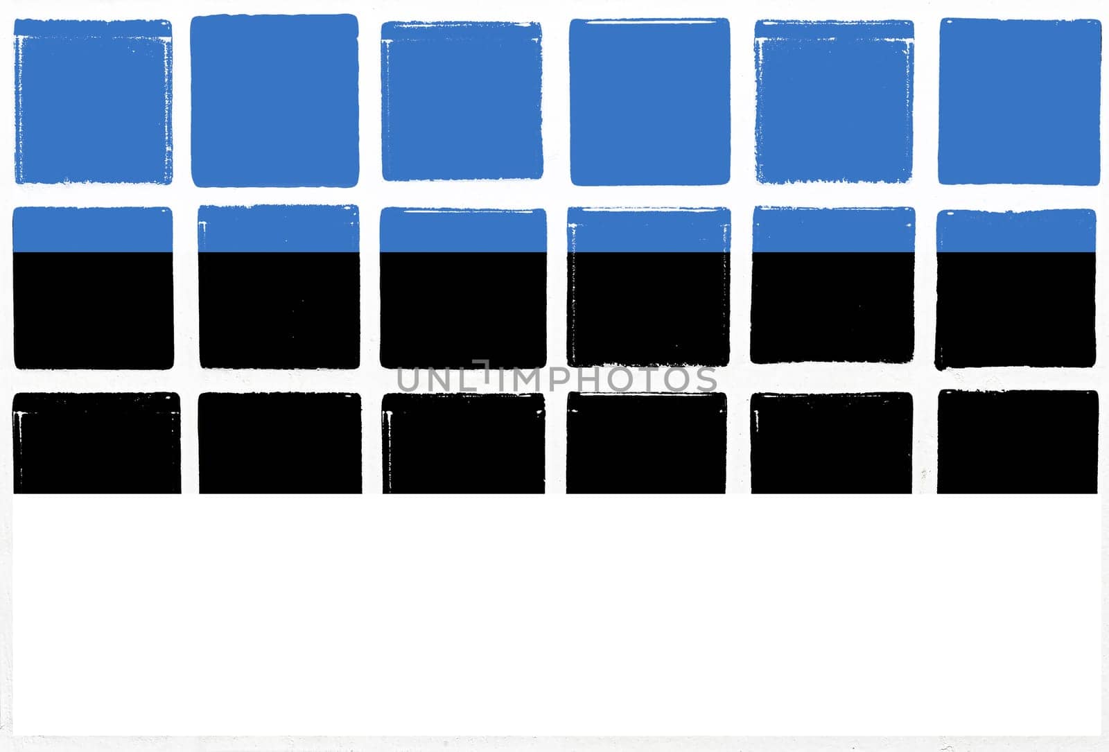 Glazed tiles estonia flag