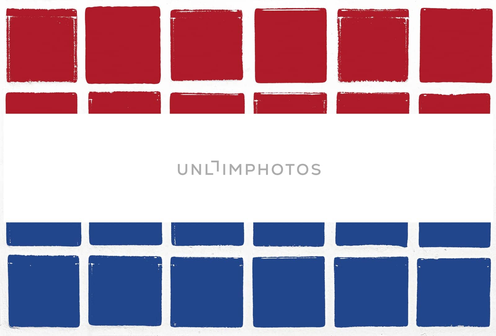 Glazed tiles nederland flag