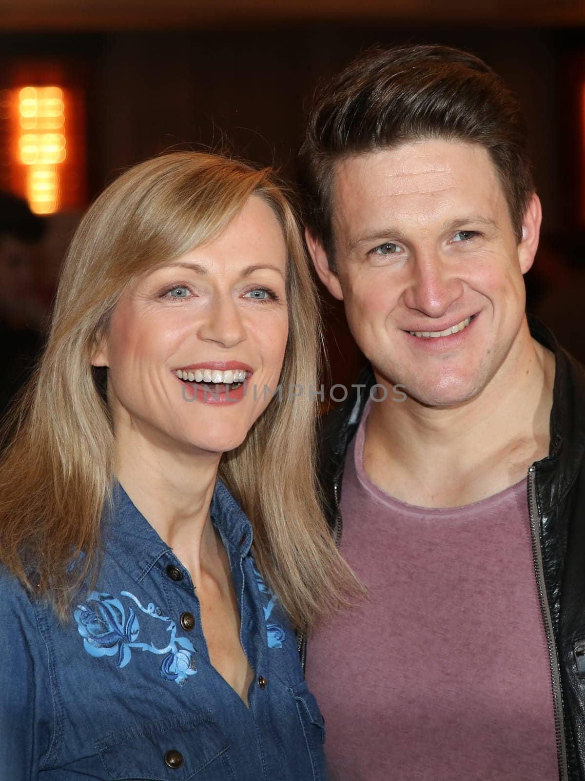Singer Matthias Steiner with his wife Inge after the ZDF program "Willkommen bei Carmen Nebel"",broadcast on 13.04.2017"