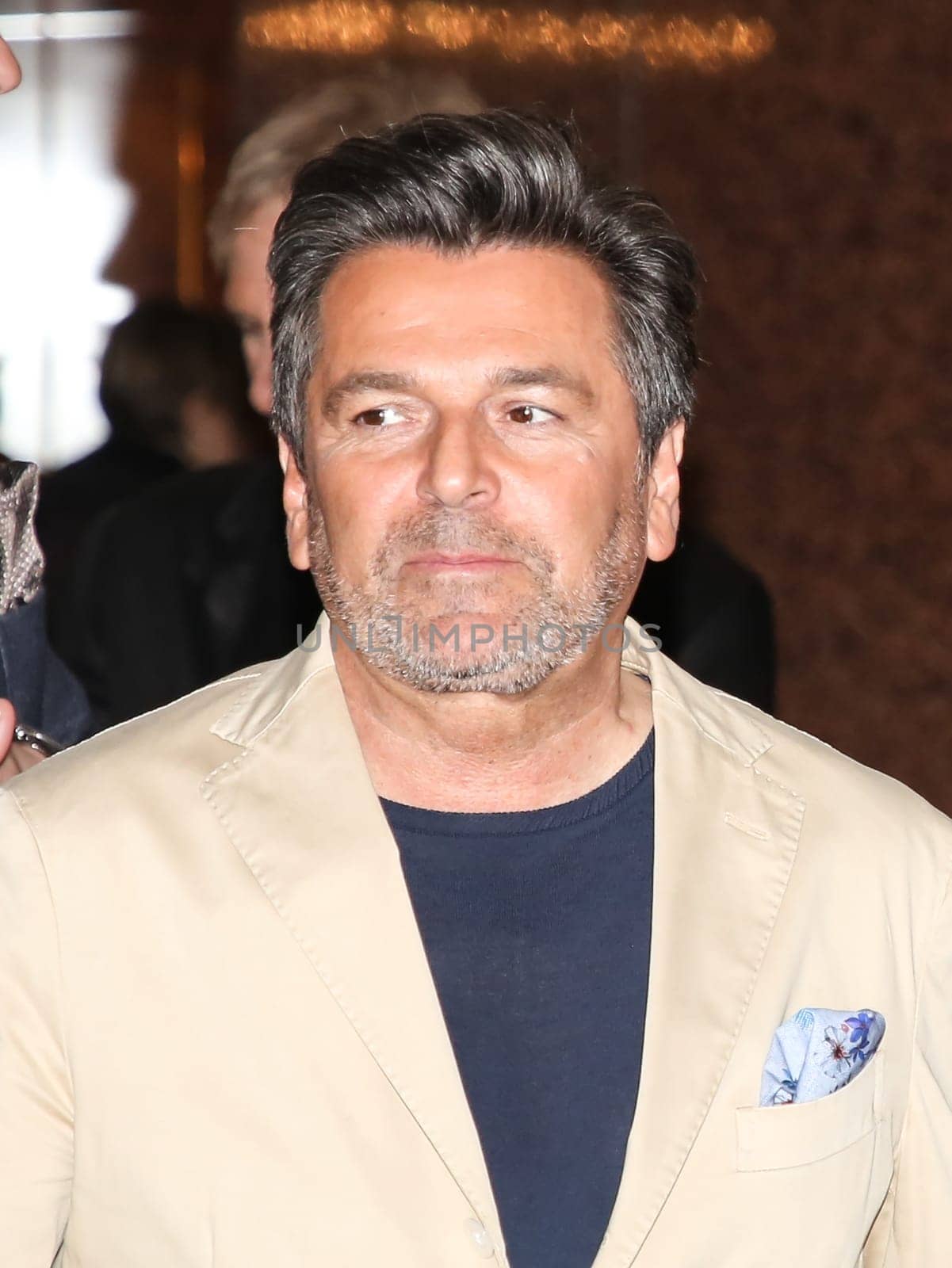 Singer Thomas Anders after the ZDF program "Willkommen bei Carmen Nebel"",broadcast on 13.04.2017"