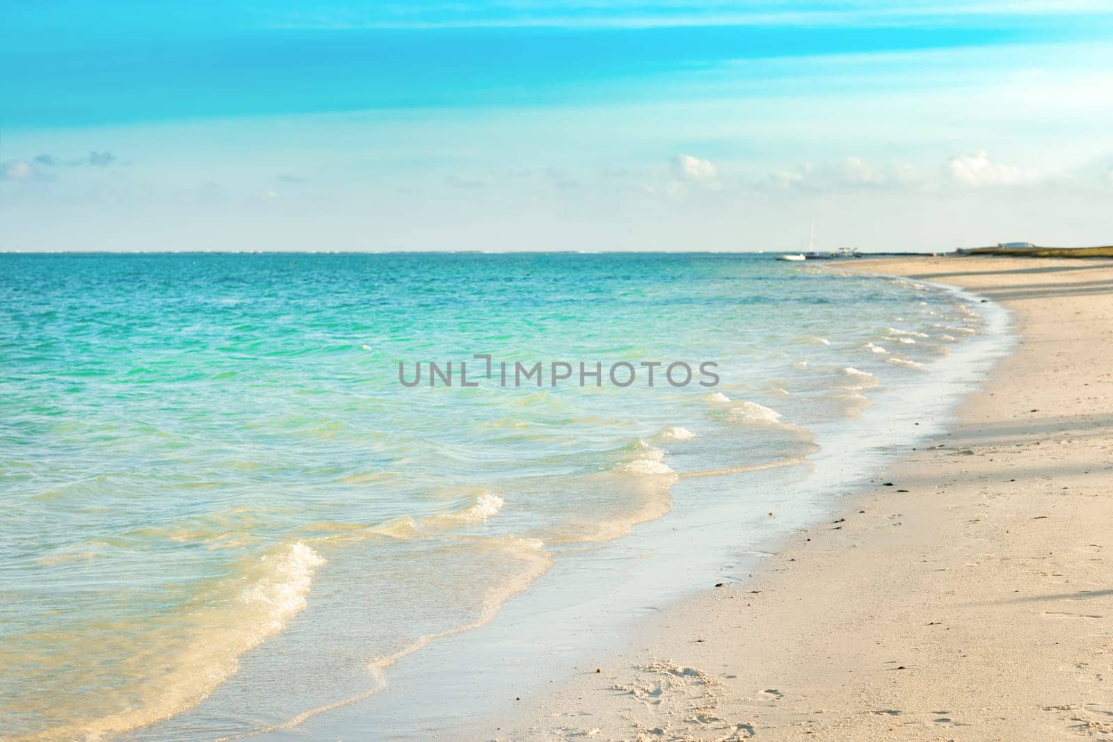 Amazing Pointe d'Esny beach on the South East Coast of Mauritius.