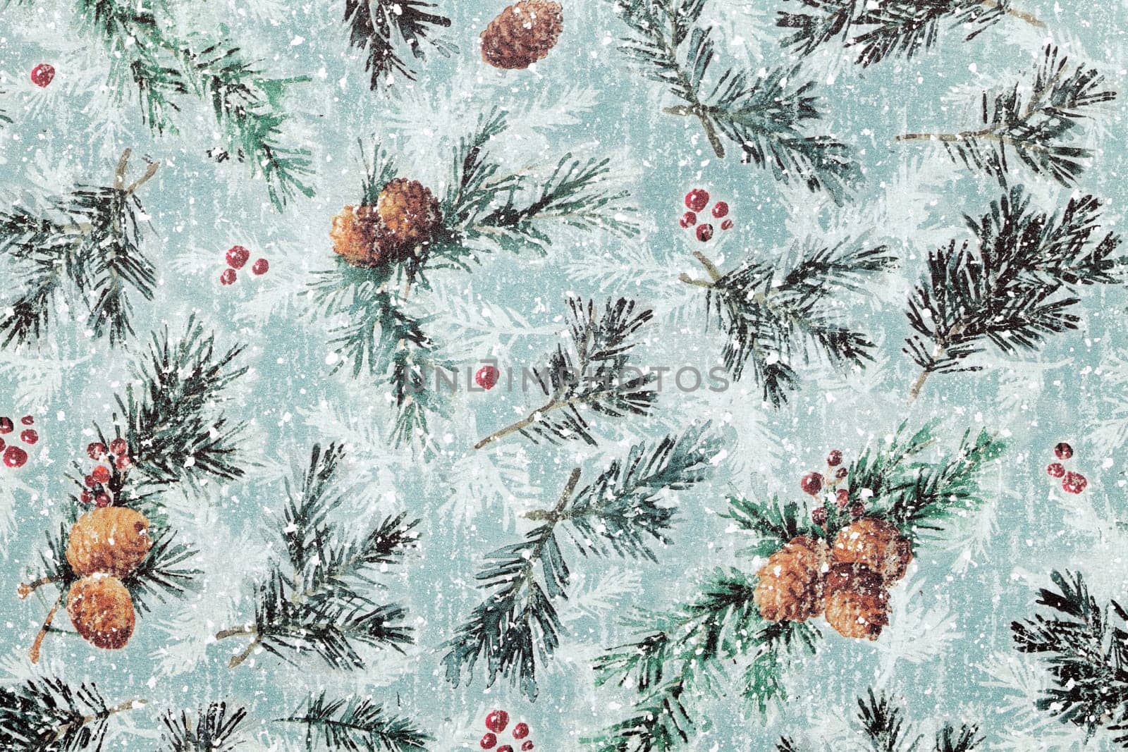 Close up of silver fir pattern paper texture background