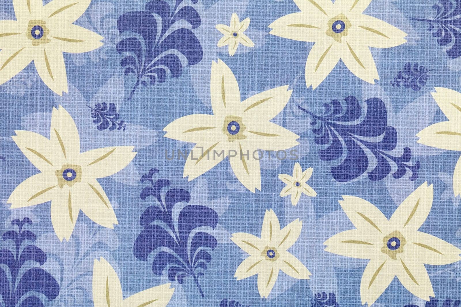 Close up of flower pattern paper