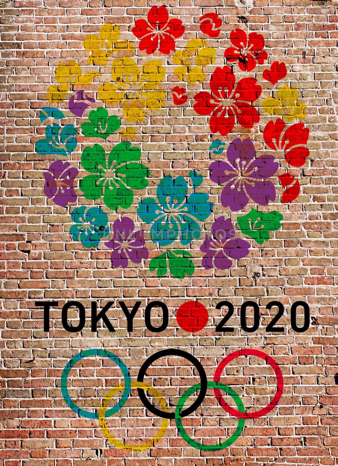 brick wall construction surface tokyo olympics games