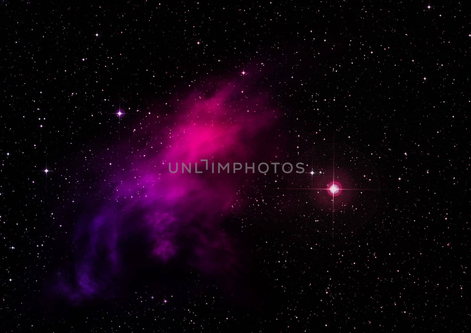 Small part of an infinite star field of space in the Universe. Elements of this image furnished by NASA .