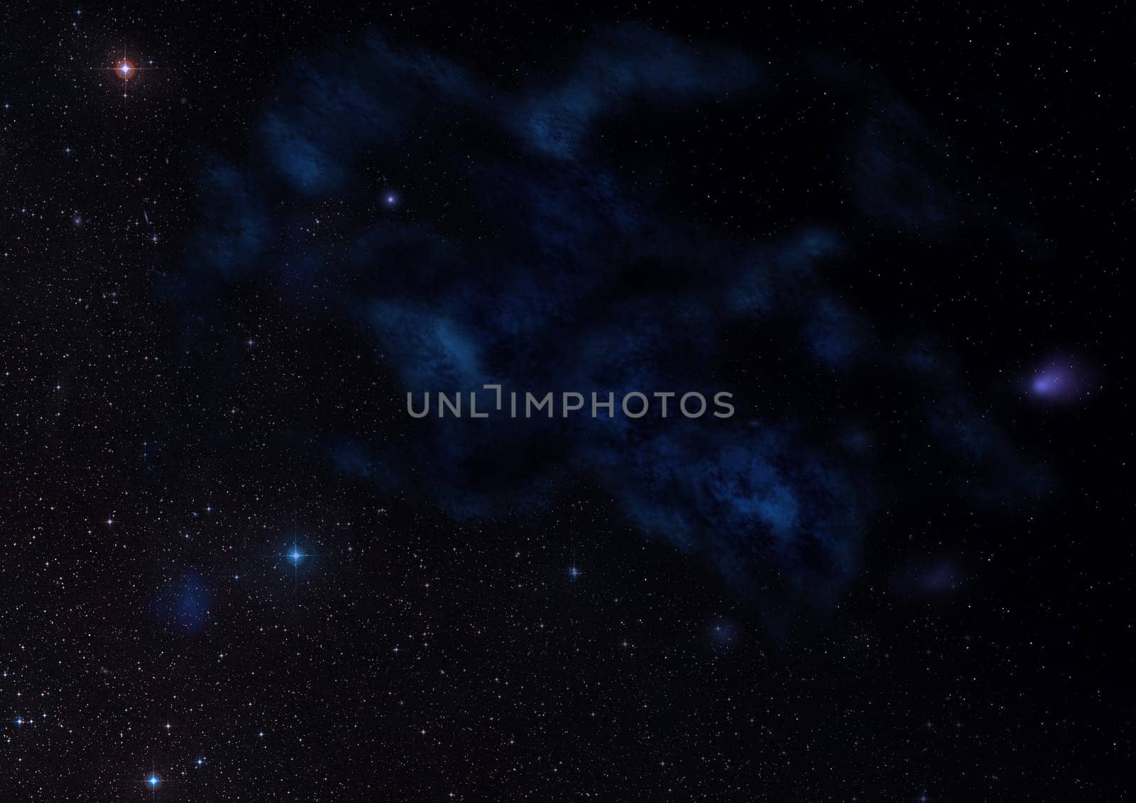 Small part of an infinite star field of space in the Universe. Elements of this image furnished by NASA .