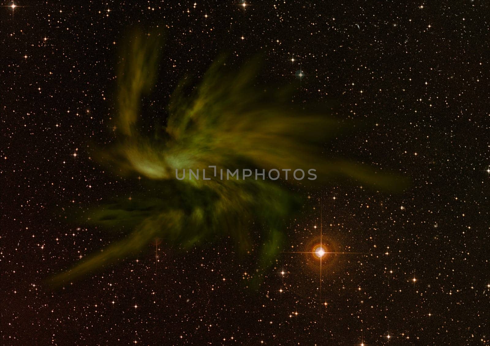 Star field in space a nebulae and a gas congestion. "Elements of this image furnished by NASA""."