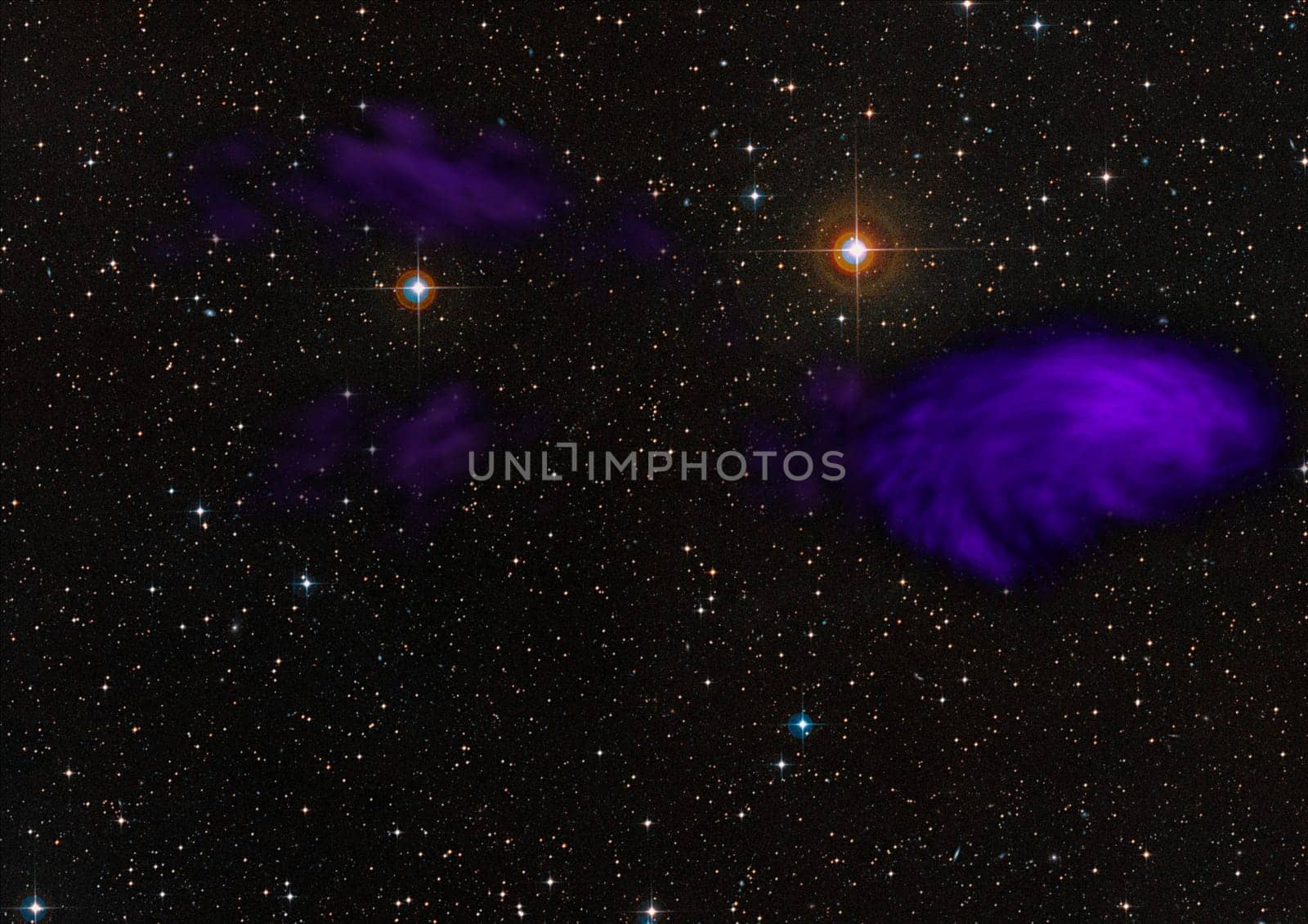 Small part of an infinite star field of space in the Universe. Elements of this image furnished by NASA .