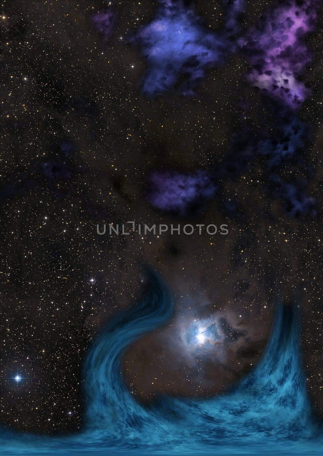 Small part of an infinite star field of space in the Universe. "Elements of this image furnished by NASA""."