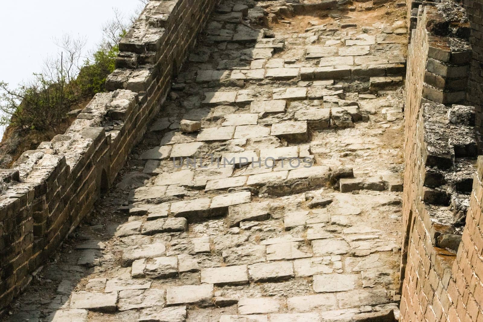 Great Wall of China near capital Beijing ( Jinshanling section )