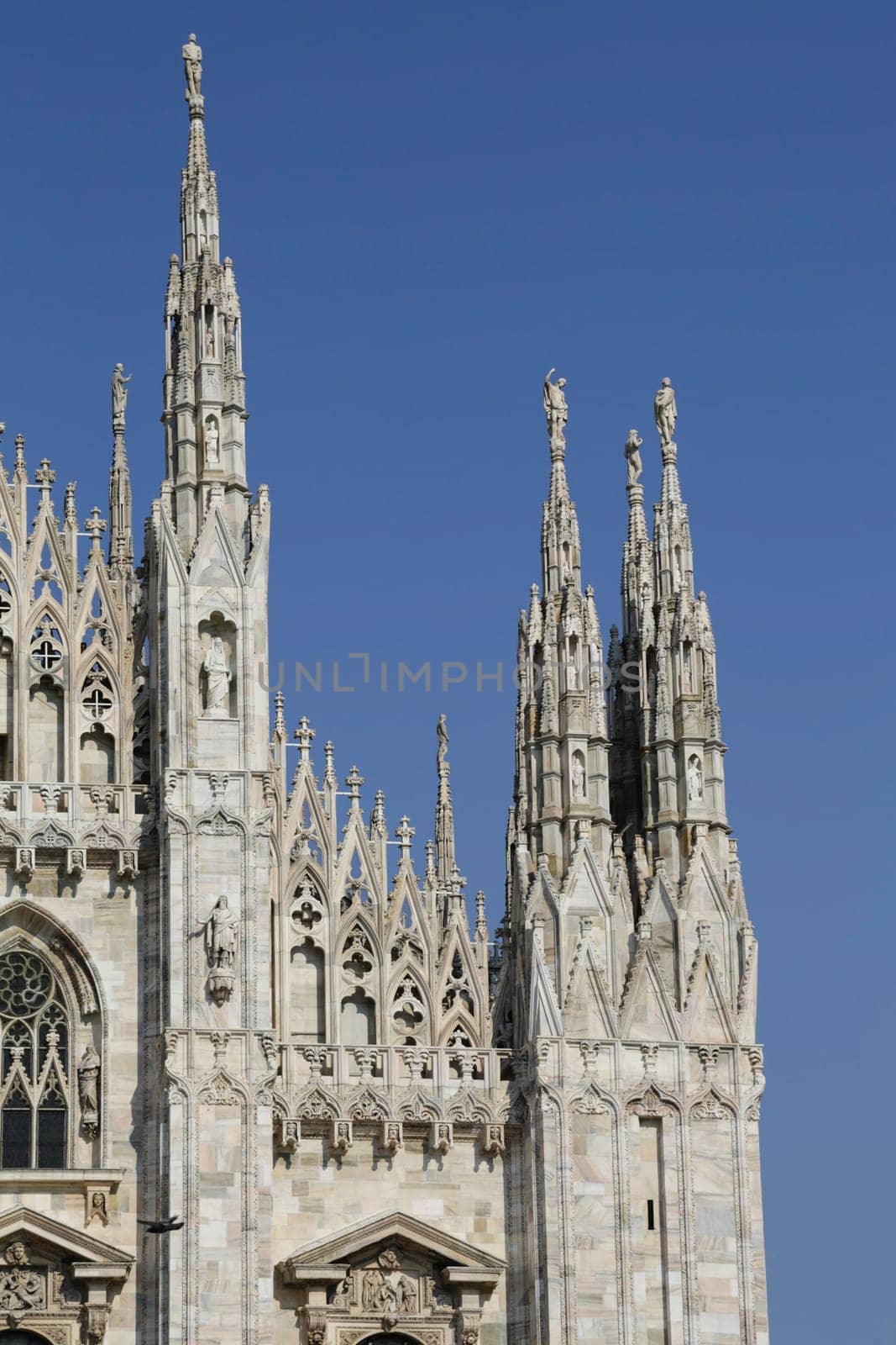The Milan Cathedral or Duomo di Milano is the gothic cathedral church of Milan