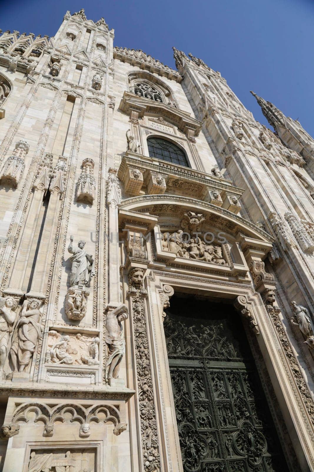 The Milan Cathedral or Duomo di Milano is the gothic cathedral church of Milan