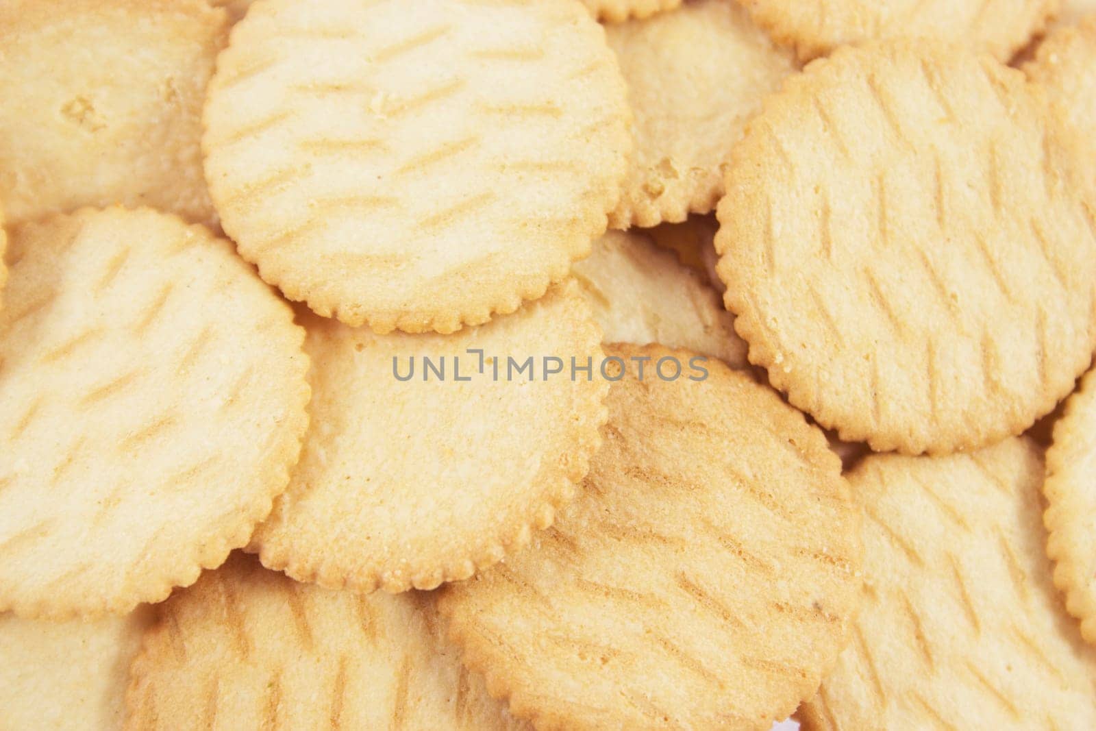Biscuits isolated on white background