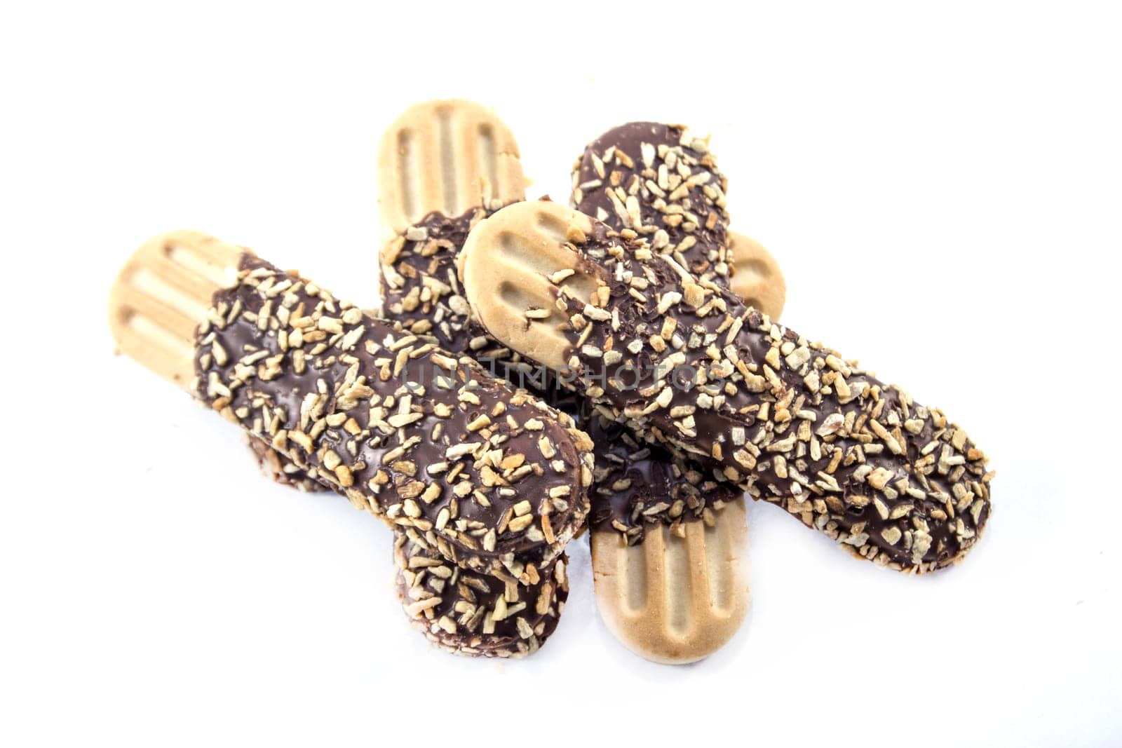 cookies biscuits. Isolated on a white background