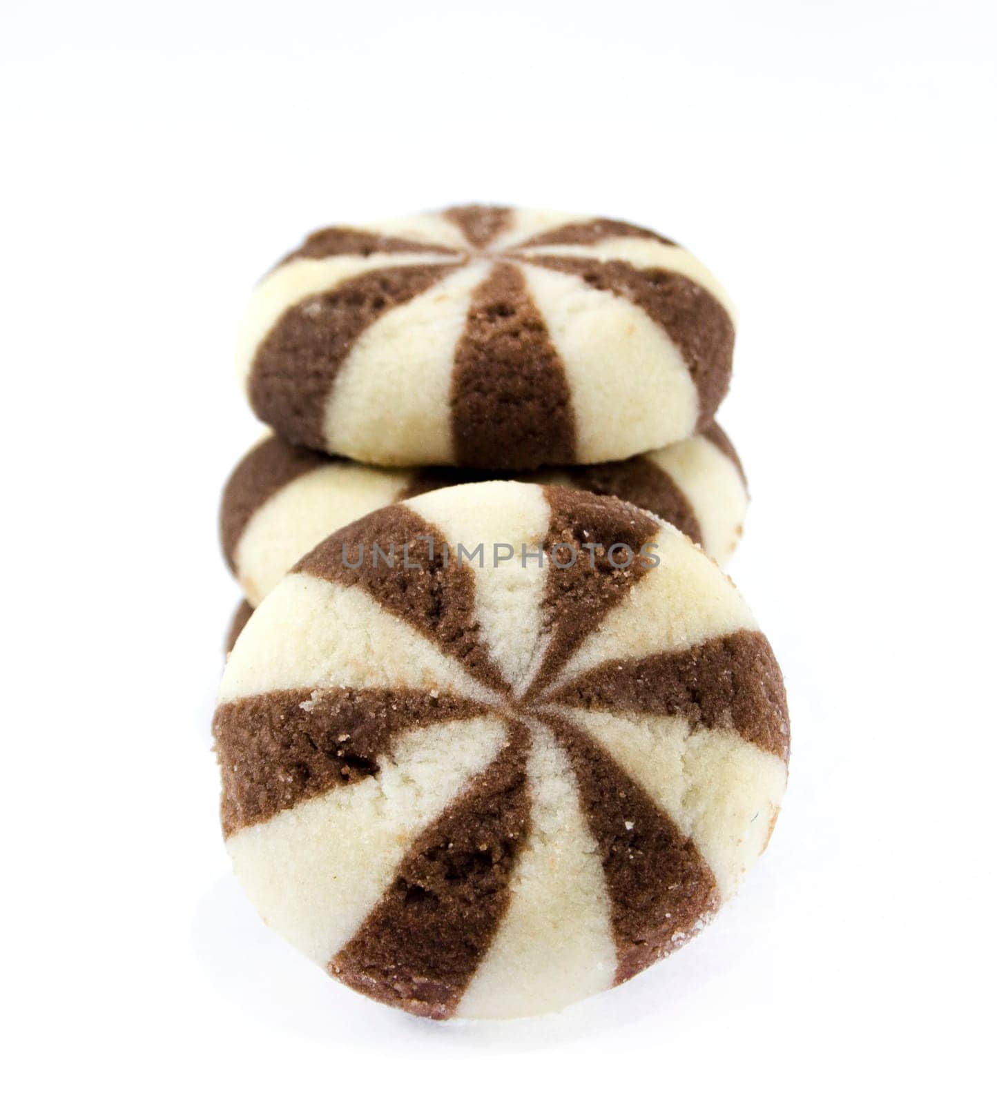 cookies biscuits. Isolated on a white background