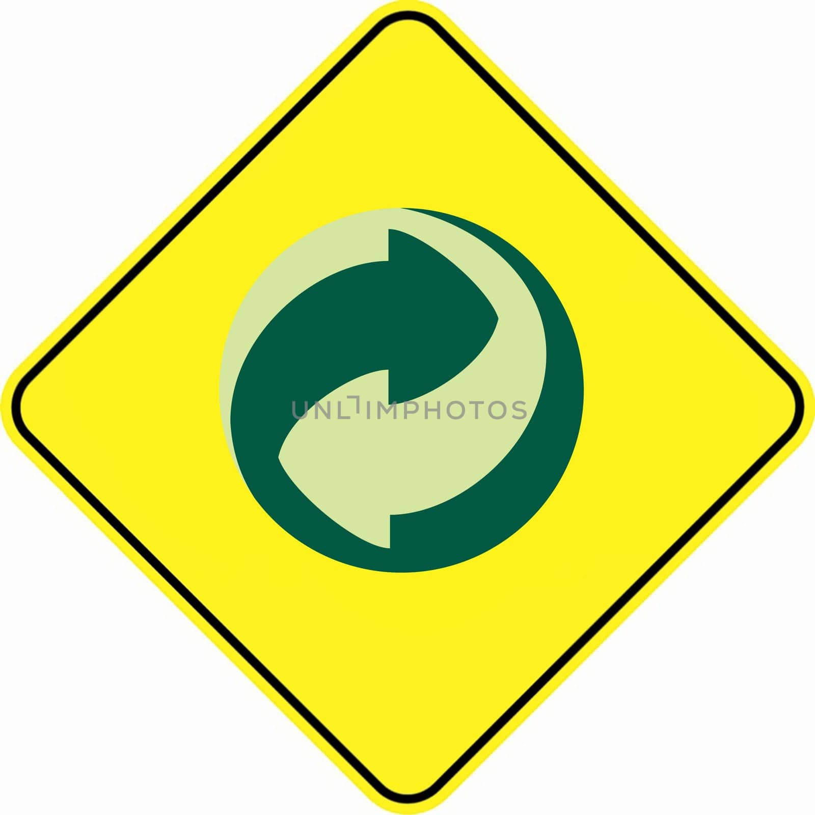 recycle trash green symbol sign