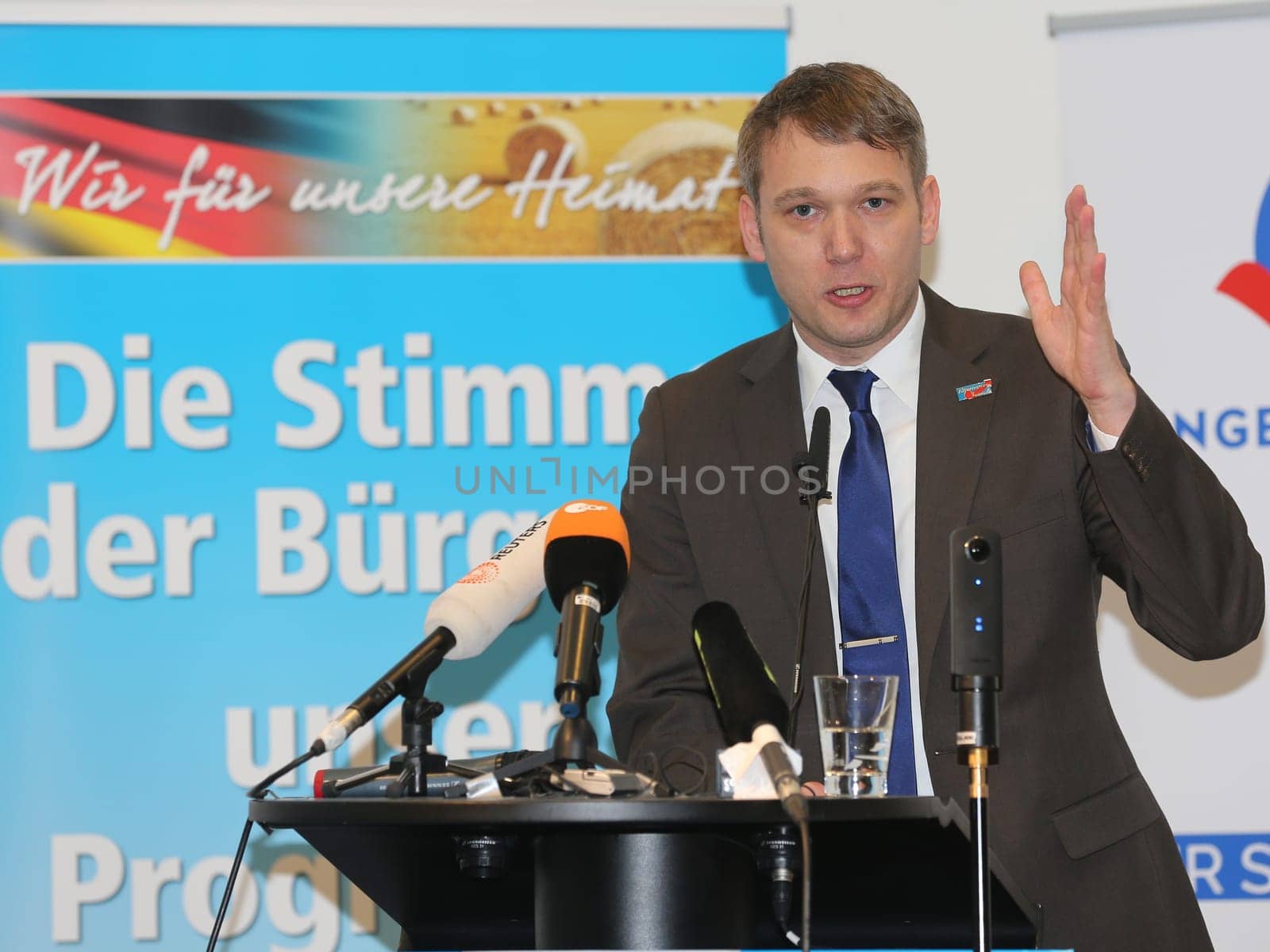 Election campaign event of the AfD for the state election Saxony-Anhalt 2016