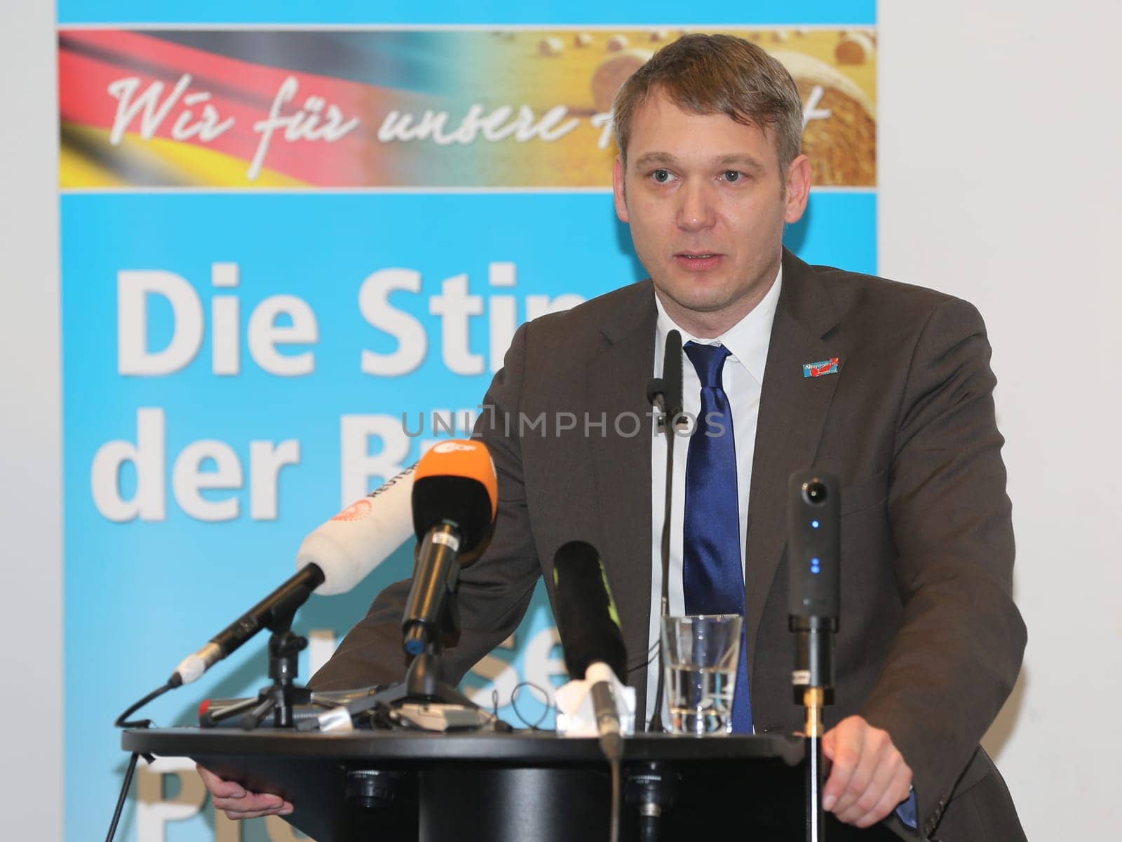 Election campaign event of the AfD for the state election Saxony-Anhalt 2016