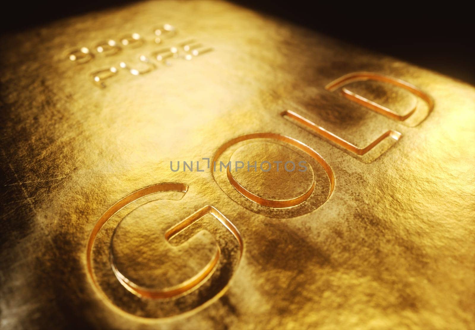 Gold bars 1000 grams.Concept of success in business and finance.
