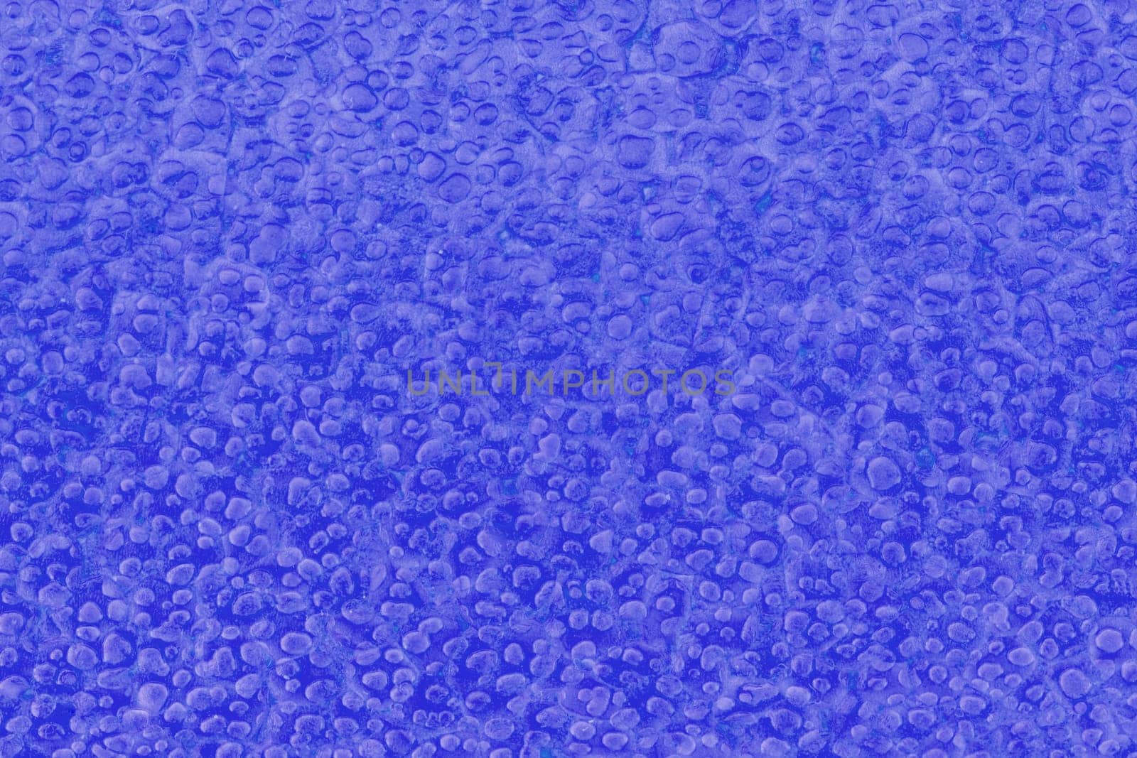 Blue plastic bubbles