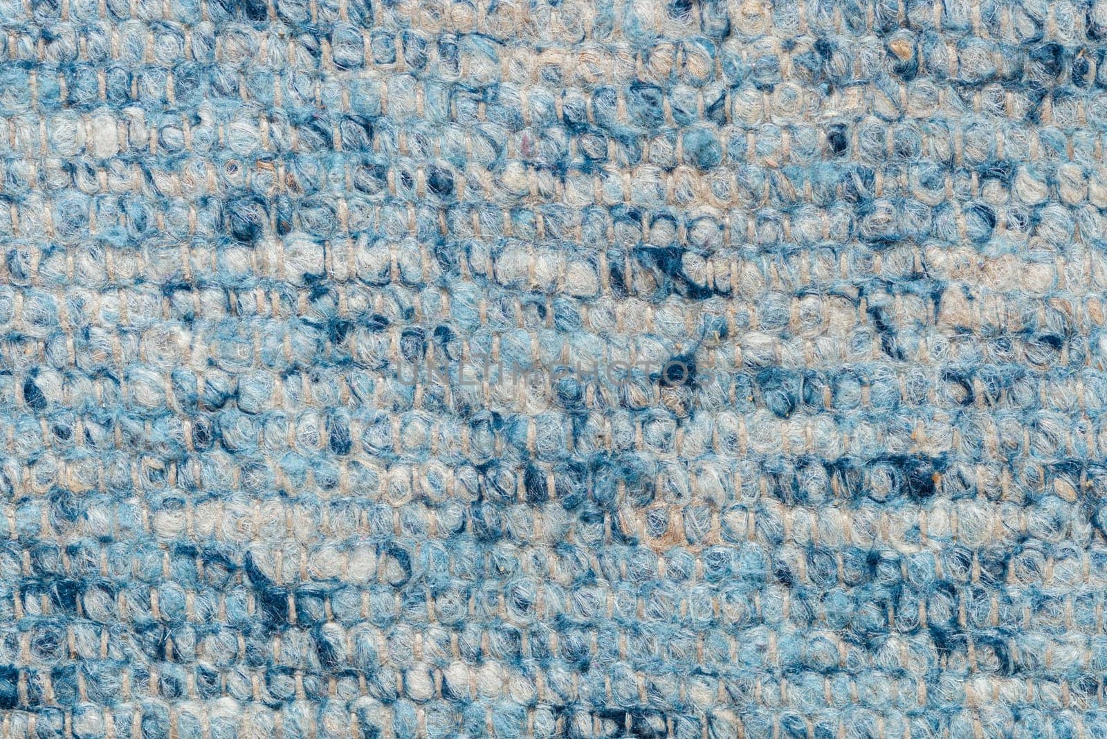 Close-up of a blue carpet