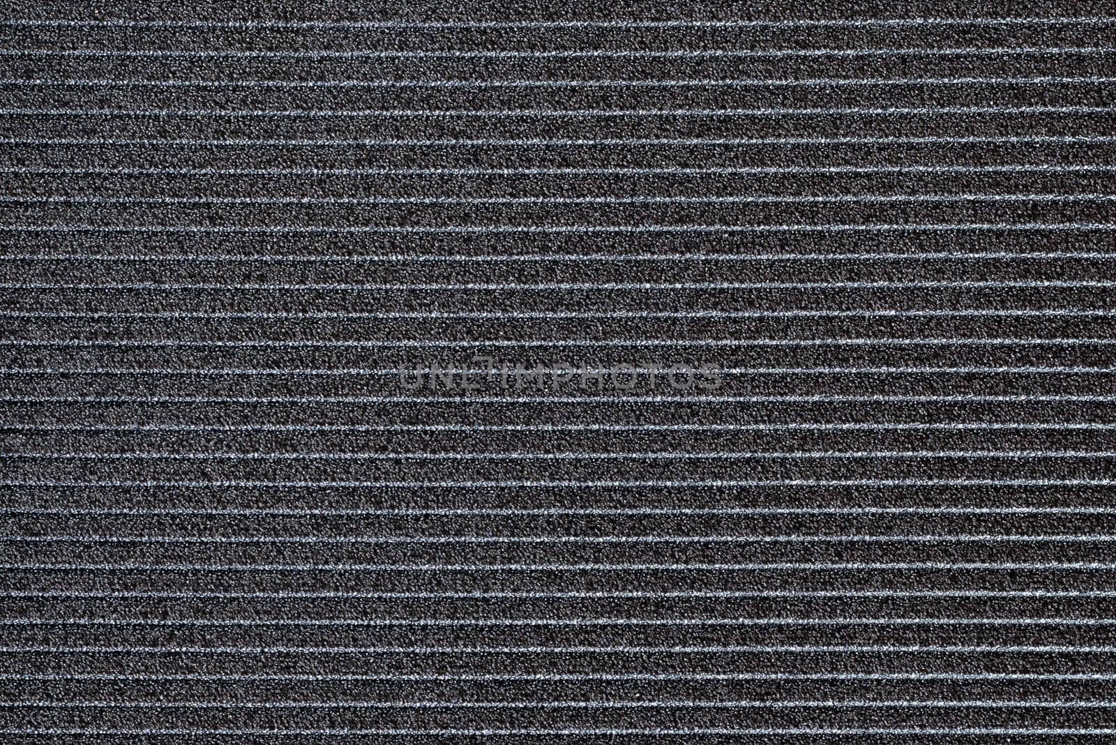 Strips of a plastic mat