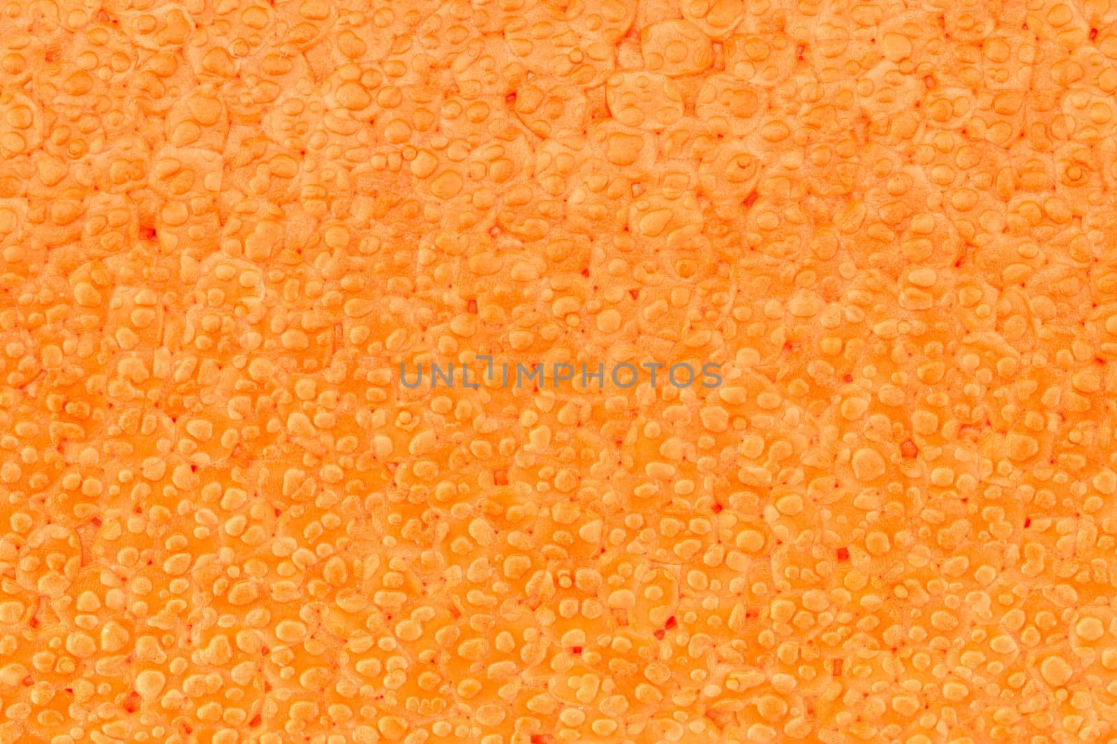 Orange plastic bubbles