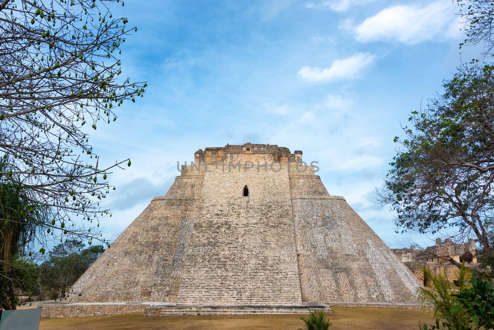 Temple in Uxmal, Mexico known as the House of the Magician