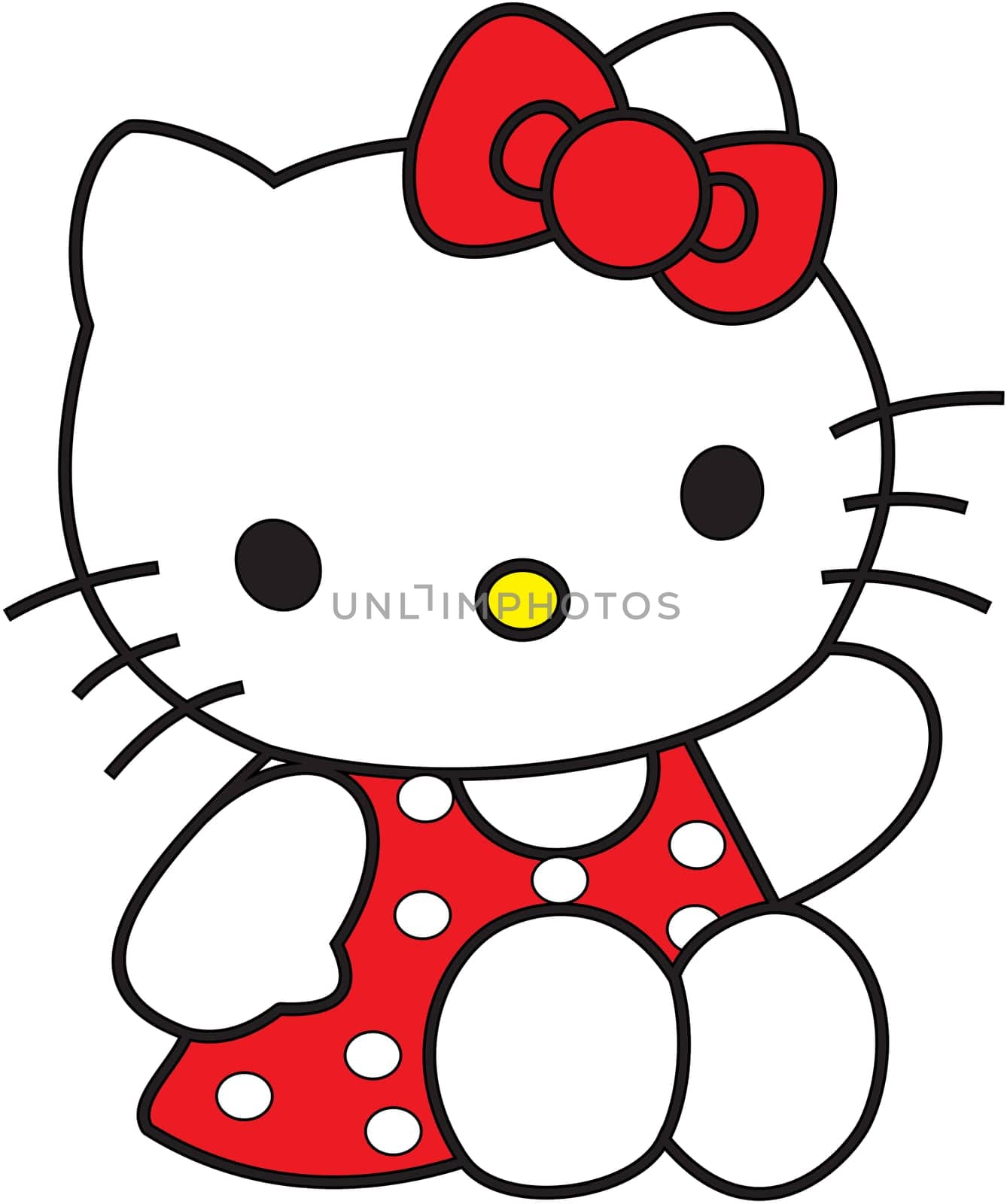 Hello Kitty red dress