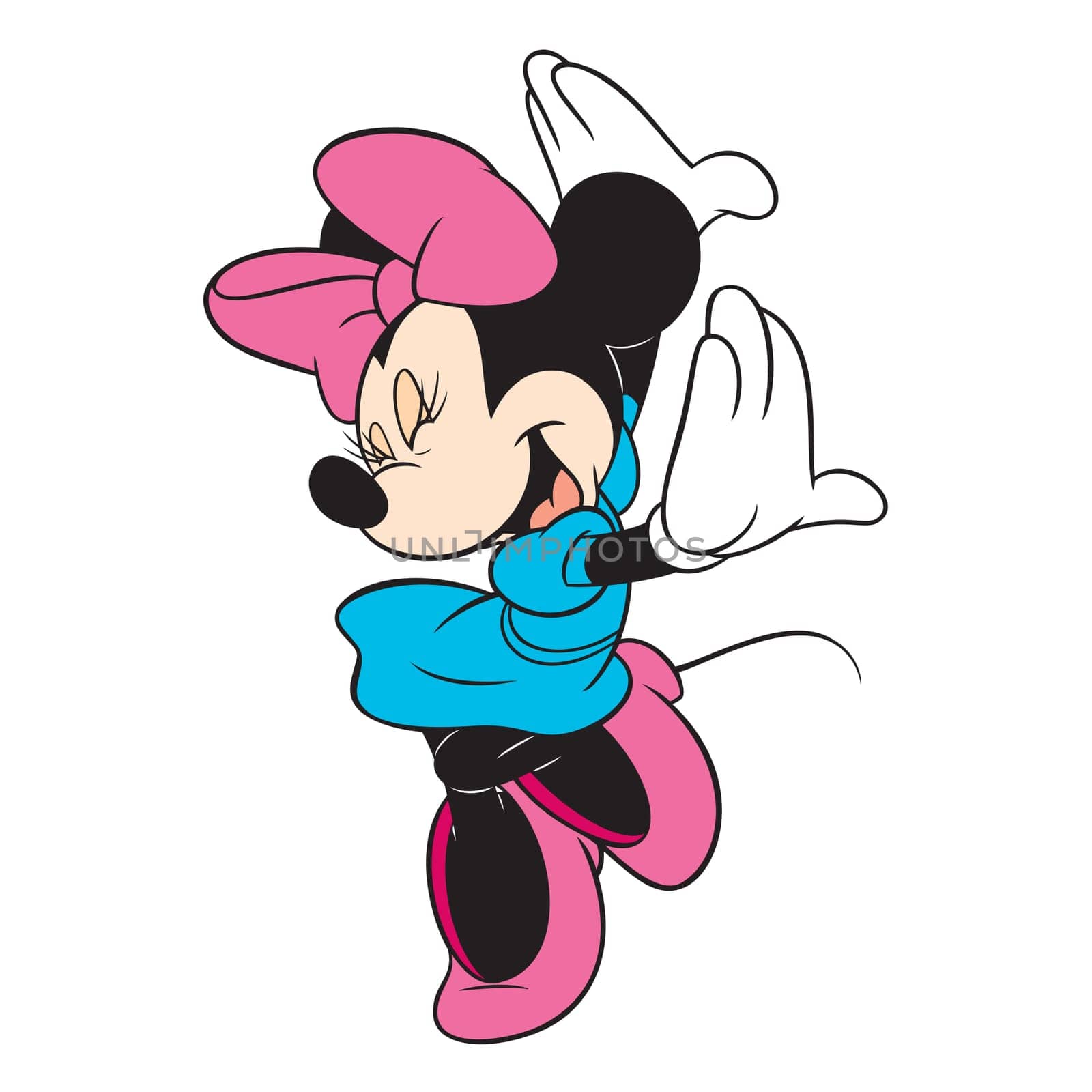 minnie mouse pink dacing